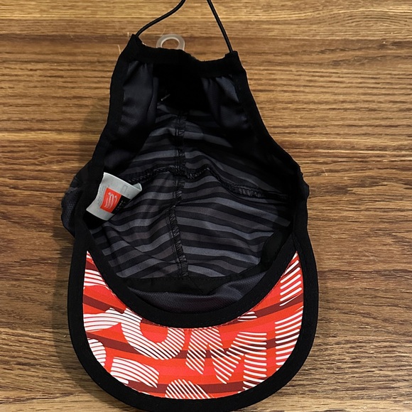 Compressport Pro Racing Hat Black Grey Stripe Lightweight Trail Run Triathlon OS - Picture 4 of 9